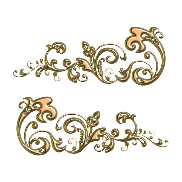 Swirl ornament floral_2b — Stock Photo, Image