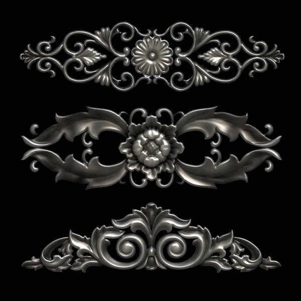 Ornamento decorativo de luxo . — Fotografia de Stock