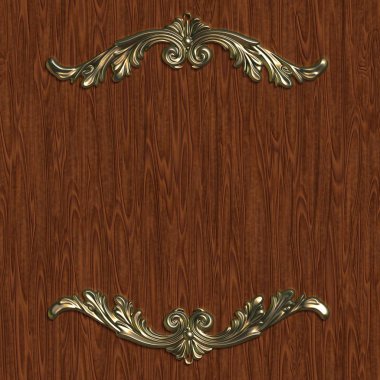 Dekoratif süsleme çerçeve