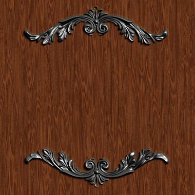 Dekoratif süsleme çerçeve