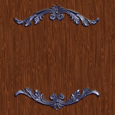 Dekoratif süsleme çerçeve