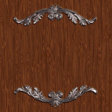 Dekoratif süsleme çerçeve