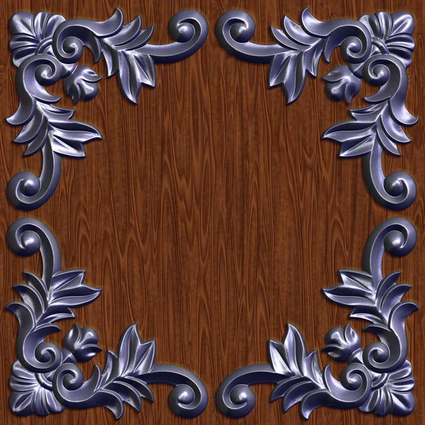 Decoratieve sieraad frame — Stockfoto