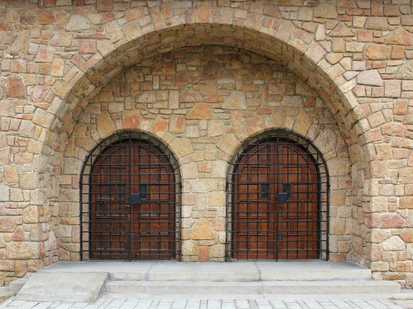 石造りの寺院の入口 — ストック写真