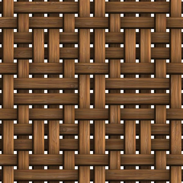 Wicker wood pattern — Stock Photo, Image