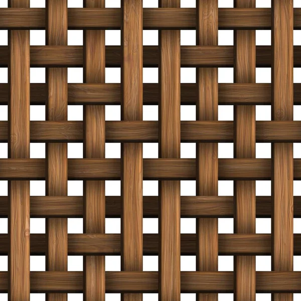 Плетёная древесина — стоковое фото