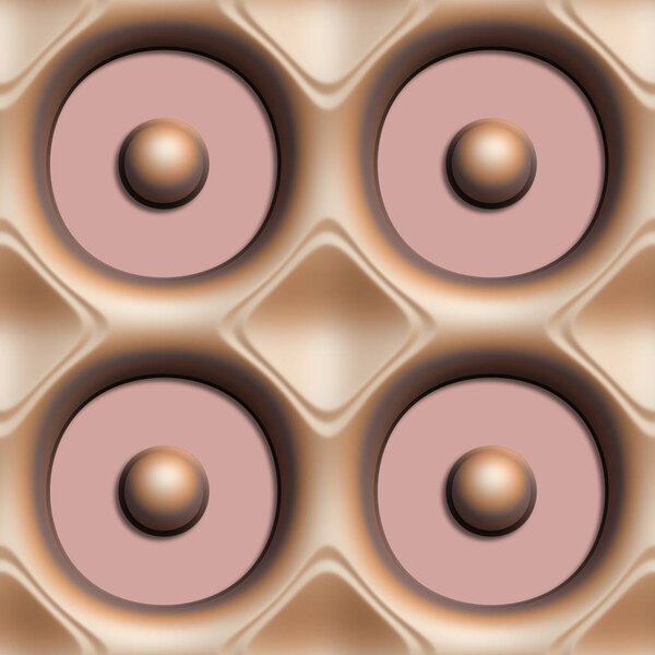 Абстрактная трехмерная бесшовная иллюстрация
