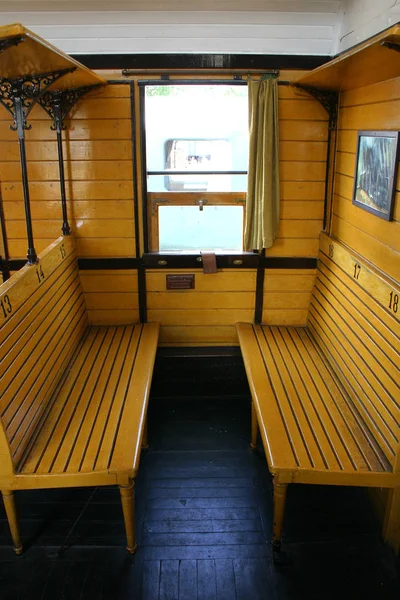 Rail car interior — Stock Photo, Image