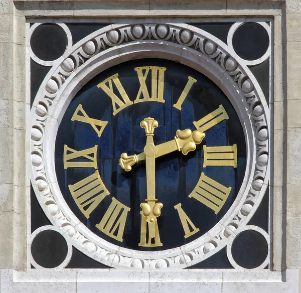 Neo Renaissance clock tower detail — Stock Photo, Image