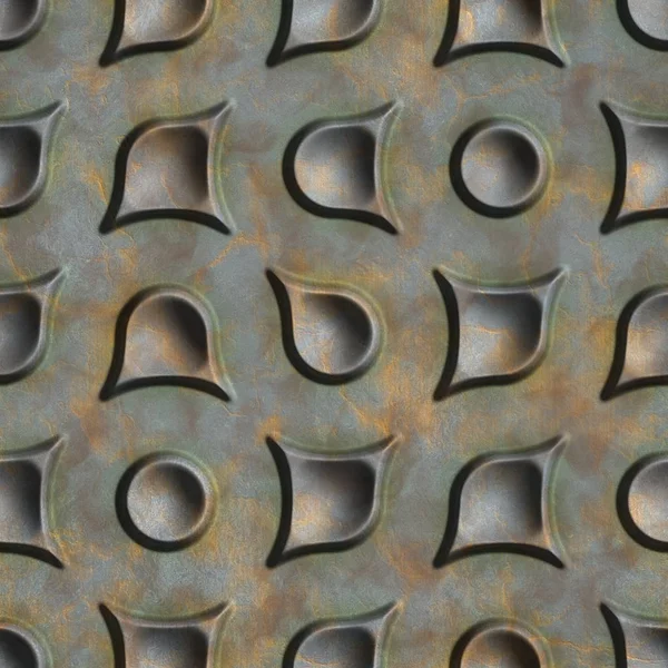 Rusty seamless tile — Stock Photo, Image