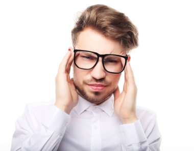 İşadamı basınç baş ağrısı endişe vurguladı