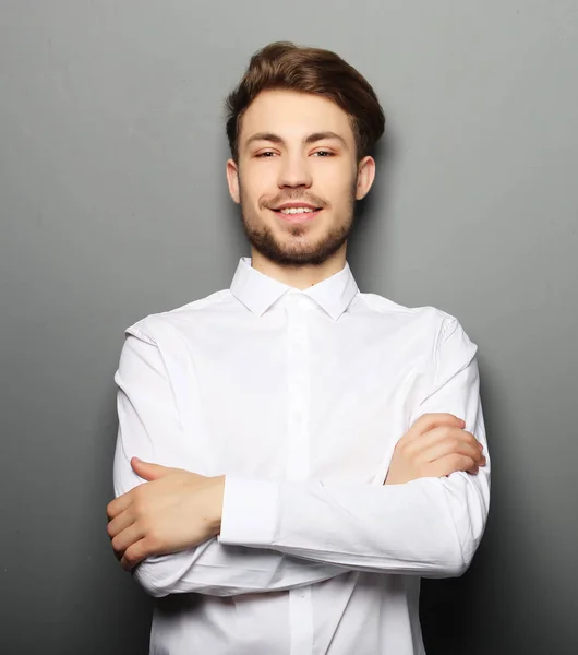 Portrait of an handsome confident business man — Stock Photo, Image