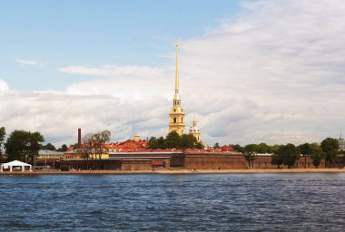 St-Petersburg, Rusya. Neva Nehri.