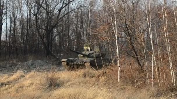 char russe t72 a été abattu avec des munitions réelles 