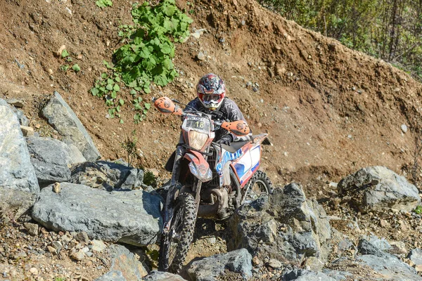 Aan de rand 2016 harde Enduro Rally — Stockfoto