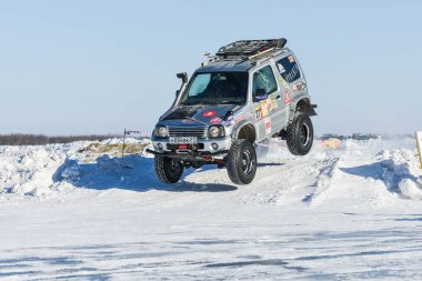Off-Road araç içerisinde yıllık yarışmalar sırasında