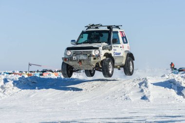 Off-Road araç içerisinde yıllık yarışmalar sırasında