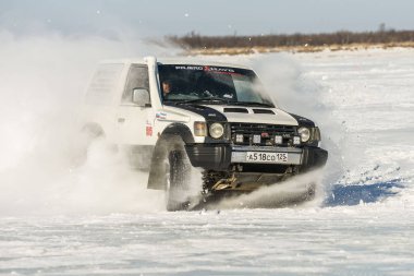 Off-Road araç içerisinde yıllık yarışmalar sırasında