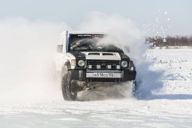 Off-Road araç içerisinde yıllık yarışmalar sırasında
