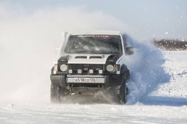 Off-Road araç içerisinde yıllık yarışmalar sırasında