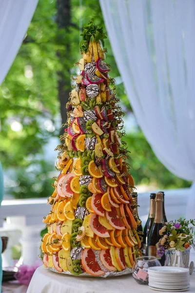 Torre de frutas secas — Fotografia de Stock