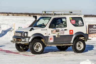 Off-Road araç içerisinde yıllık yarışmalar sırasında