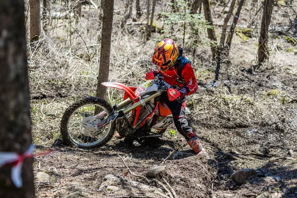 Rali duro de Enduro Khekhtsirsky Ridge 2016 — Fotografia de Stock