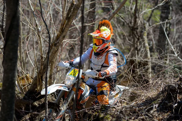 2016 σκληρό Enduro ράλι κορυφογραμμή Khekhtsirsky — Φωτογραφία Αρχείου