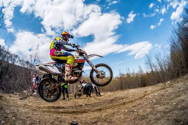 Těžké Enduro Rally Khekhtsirsky Ridge 2016 — Stock fotografie