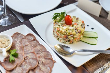 soğuk meze tabağı