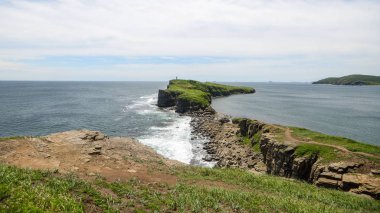 Cape Tobisina deniz cliff