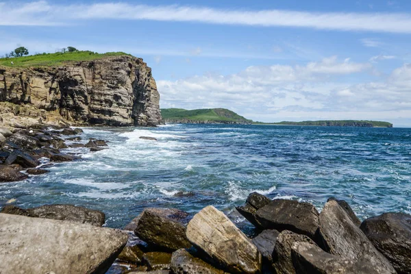 Cape Tobisina deniz cliff