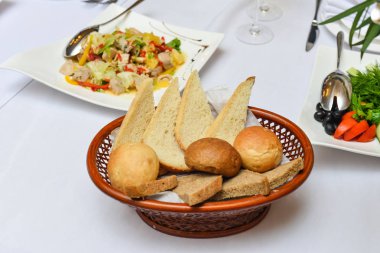 Masa, kanepe, sandviç açık büfe, aperatifler, tatil, dilimlenmiş, gözlük, kutlama, yeni yıl