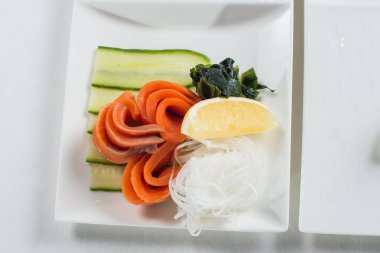 rulo ile masaya servis edilir