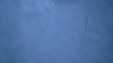 Kar arka sürme Atv yavaş çekim hızı