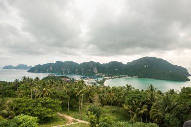 seyahat tatil - tatil tropikal ada - arka plan phi phi Island, krabi il, Tayland