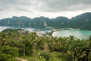 seyahat tatil - tatil tropikal ada - arka plan phi phi Island, krabi il, Tayland