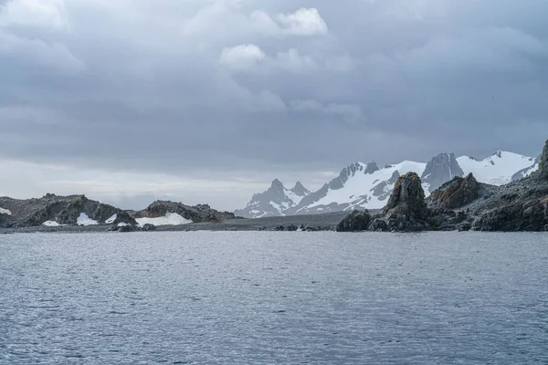 Mar Antártida costa iceberg en Antártida polo sur —  Fotos de Stock