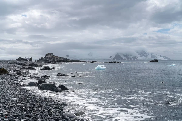 Mer Antarctique iceberg côte en Antarctique Pôle Sud — Photo