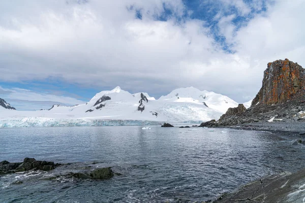 Mer Antarctique iceberg côte en Antarctique Pôle Sud — Photo