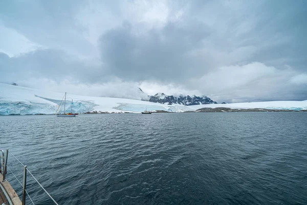Mer Antarctique iceberg côte en Antarctique Pôle Sud — Photo
