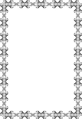 Süsleme dekor çerçeve