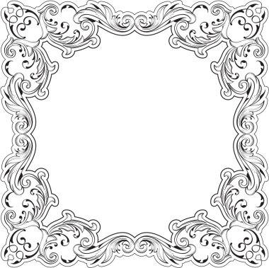 Dekor güzel sanatlar kenarlık