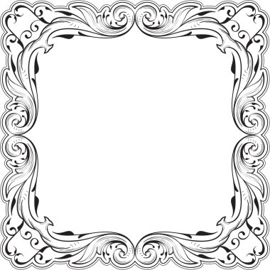 Dekor güzel sanatlar girdap çerçeve tebrik