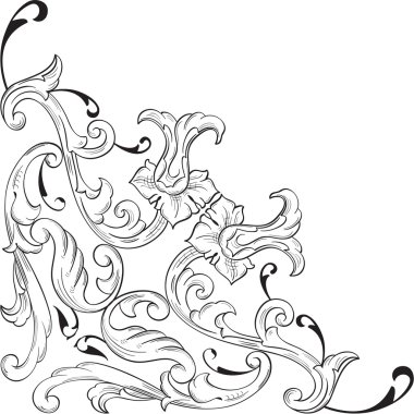 Köşe Barok öğesi sanat tarzı