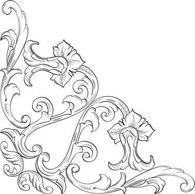 Köşe sanat güzel öğesi