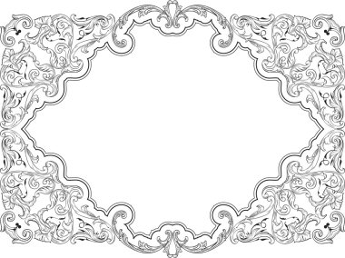 Süslü güzel sanat dekor sayfa