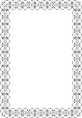 Dekor güzel sanatlar süslü lüks sayfa