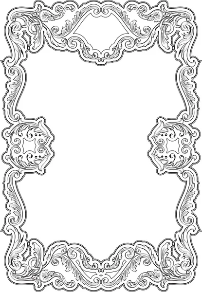エレガンスの装飾美術のページ — ストックベクタ