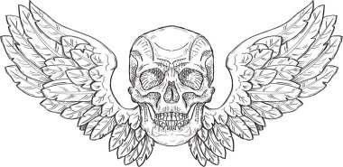 kafatası ve kanatlar